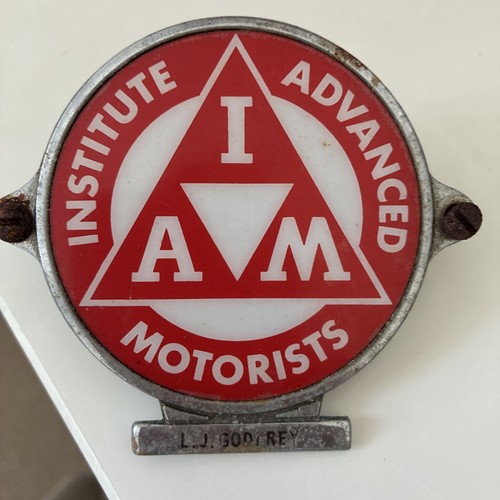 Vintage car badge - vintage,