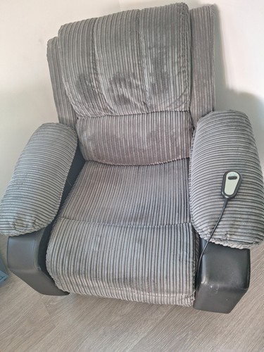 Wayfair grey corduroy striped - grey,