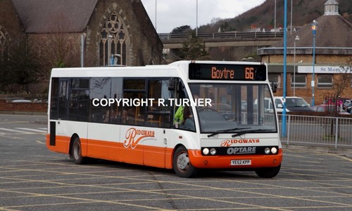 Ridgways coaches optare solo - coaches,,
