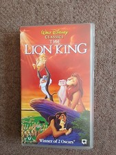 THE LION KING VHS VIDEO