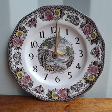 Enoch Wedgwood (Tunstall) LTD Decorative plate clock