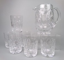 Cut Crystal Glass Tumblers &