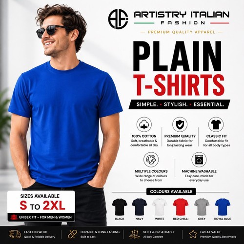 Plain shirt 100 - plain, 100%