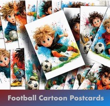 Football Postcards - Cartoon