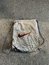 Rare Nike Phantom Venom Silver Red Drawstring Bag Football Boot Trainer Bag 