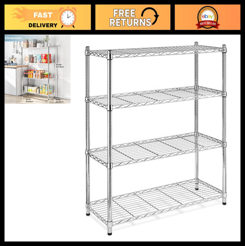 Adjustable tier metal - 4-tier,