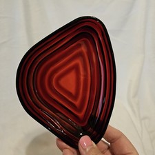 Vintage ANCHOR HOCKING Royal Ruby Red Glass Replacement Relish Dish
