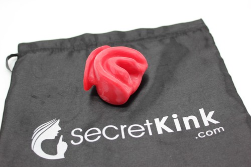 Red rubber latex mouth - rubber,