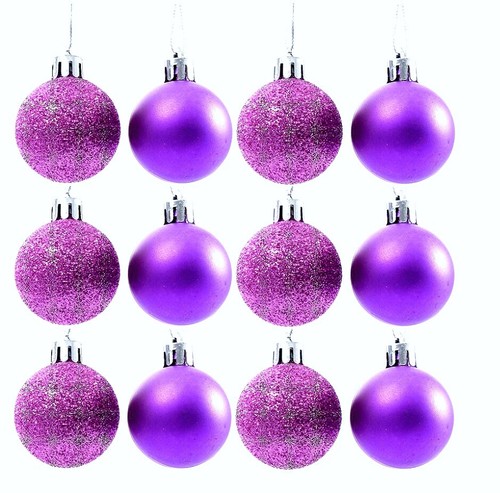 24pcs christmas baubles 8cm - christmas,
