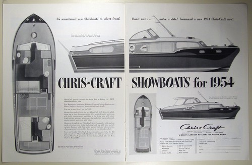 Vintage 1953 chris craft - chris,