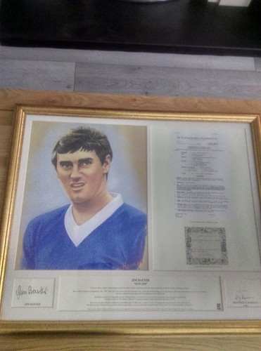 Rangers jim baxter - rangers, signed