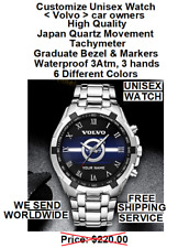 Customize Watch, Volvo  Car owners, High Quality, Japan Quartz Movement