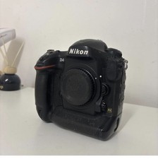Nikon 25482 D4 16.2 MP Digital SLR Body Only Camera - Black