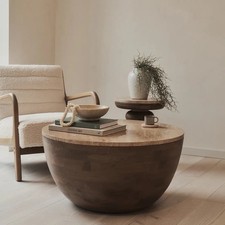 Beige Travertine Round Warm