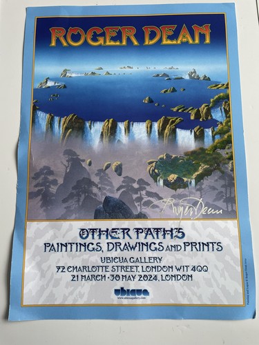Roger dean signed limited art - dean,