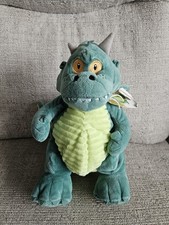 John Lewis Waitrose Plush Dragon Soft Toy Green Stuffed Animal Edgar Plush
