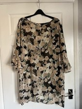 Ladies Sheer Floral Blouse