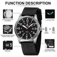 Mens Watches Military Watch