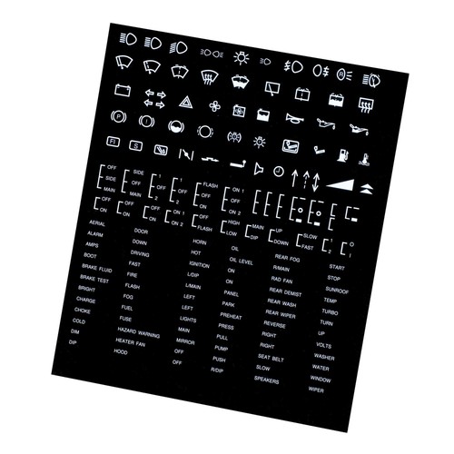 Custom dash board sticker - dash,