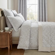 Dorma Winchester Textured Jacquard Bedding Duvet And Pillow Covers.