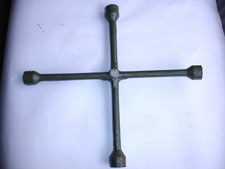 Vintage Collapsible 4-Way Wheel Brace 7/16W, 7/8AF, 3/8w,  (3/4AF 19mm). (08