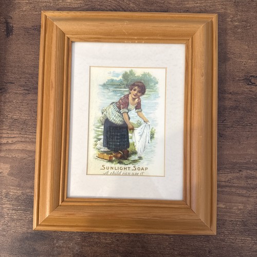 Framed sunlight soap - framed, ‘sunlight