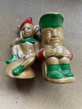 Vintage - Miniature Elf and Toby Jug Mead bottles - Mclech Mead