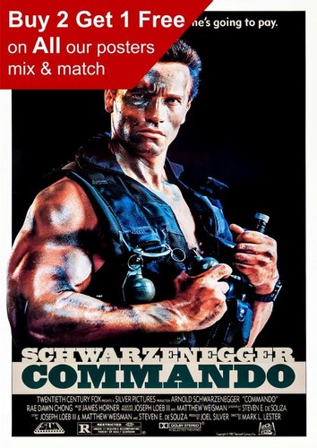 Commando 1985 movie - 1985, poster