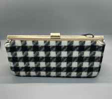 River Island Dogtooth Clutch