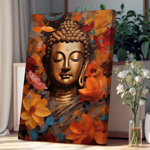 Buddha contemporary art - art, canvas