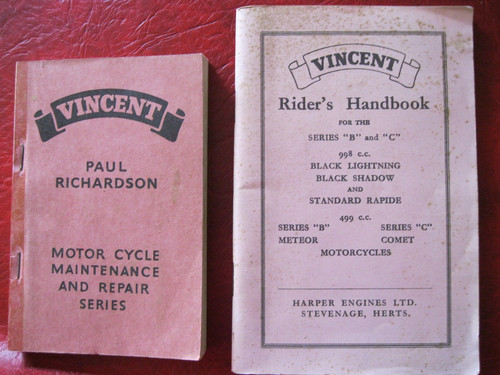 Vincent series riders - b, c