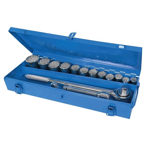 Silverline socket set - silverline, 3/4
