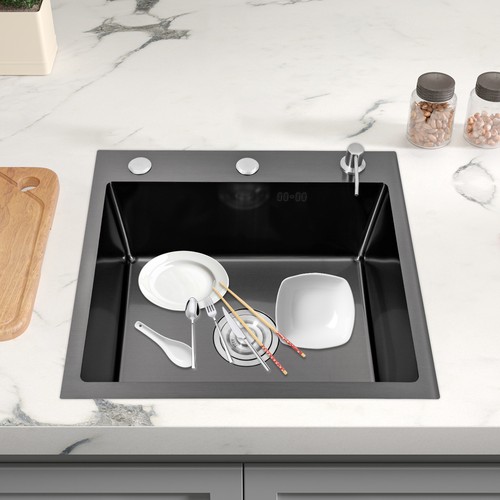 Stainless steel sink built - steel,