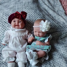 BERENGUER  baby Dolls  X2 Nice Condition. Preowned. 1 soft 1 hard bodied