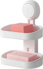 TAILI Soap Dish for Shower, Max Hold 3 KG Suction Soap Holder for Bathroom, Bath