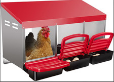 3 Compartment Metal Chicken