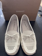Damart Ladies White Leather