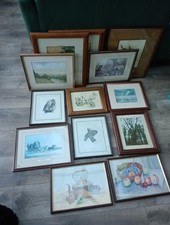 Bundle Of Large Wooden Picture Frames
