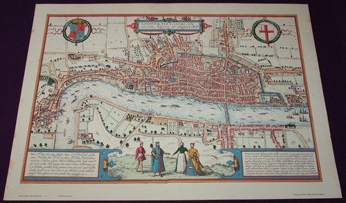Large colour map - map, of