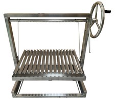 Santa Maria Brick BBQ DIY Cooking Grill Argentinian Adjustable Heights