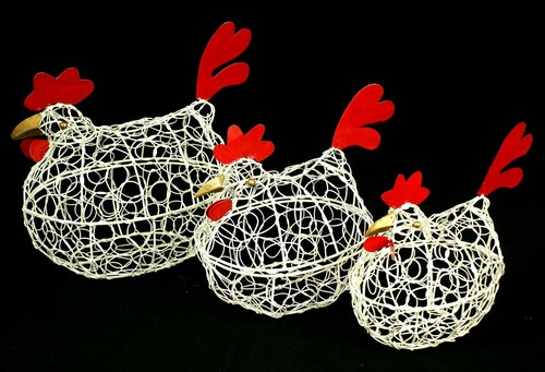 Chicken egg basket - egg, hen