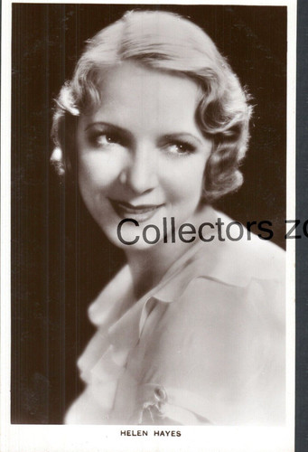 Film star postcard helen hayes - film,
