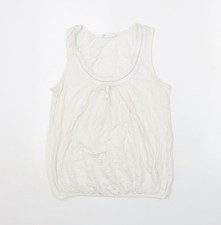 Promod Womens White Cotton