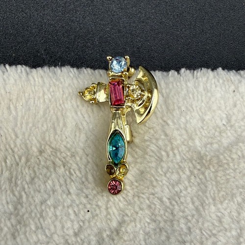 Vintage tiny brooch gold - tiny,