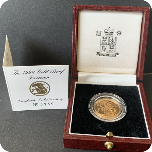 1996 proof full gold - proof,