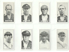 Set of 25 Cards - 1925 'Australian Cricketers' - B. Morris & Sons