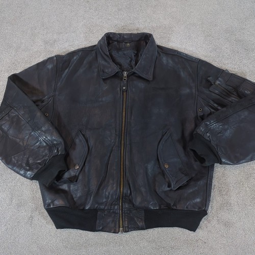 Vintage men black - men's, leather