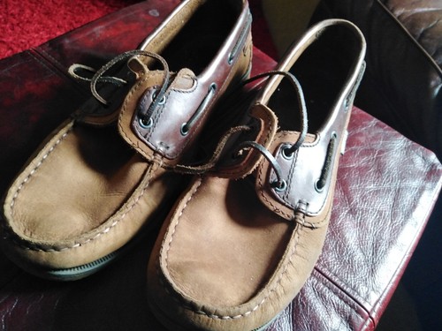 Men leather moccasin shoes - men's,