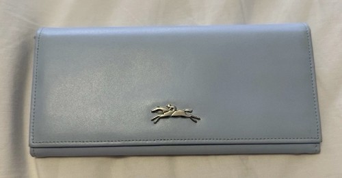 Longchamp baby blue leather - longchamp,