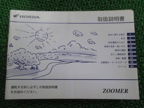 Zoomer instruction manual